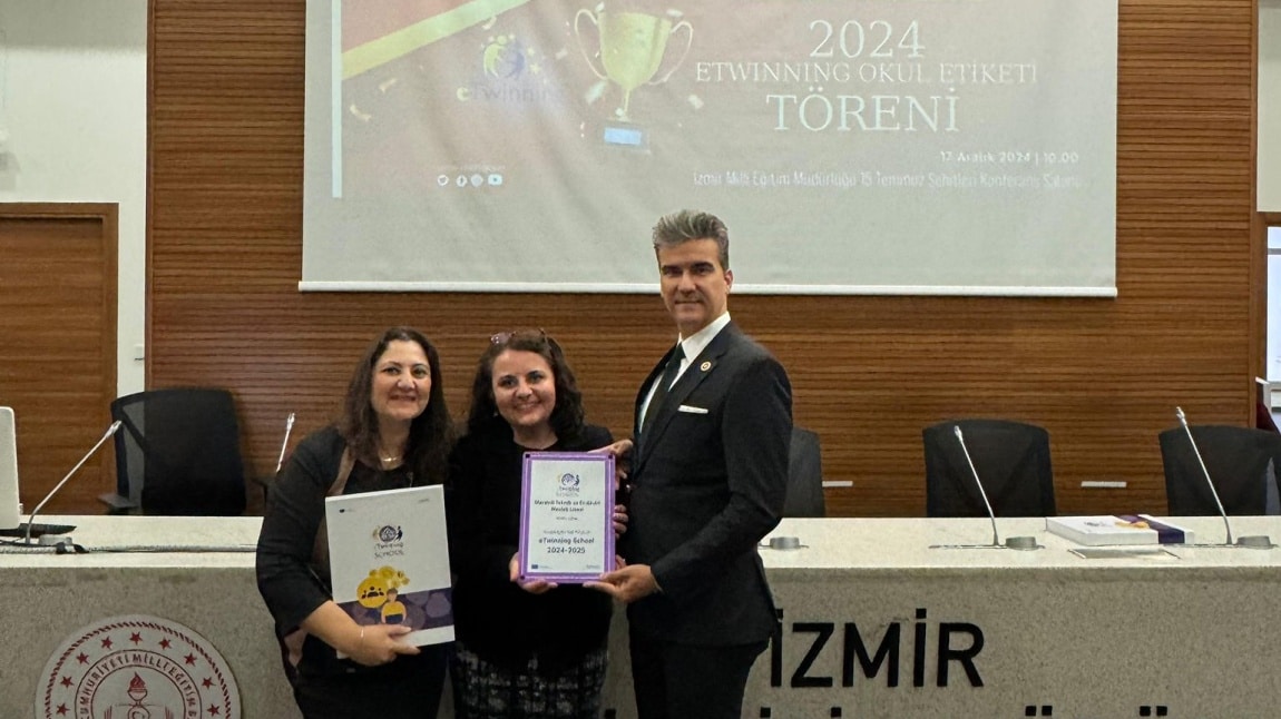 Okulumuz *2024 eTwinning Okulu Etiketini* aldı. 